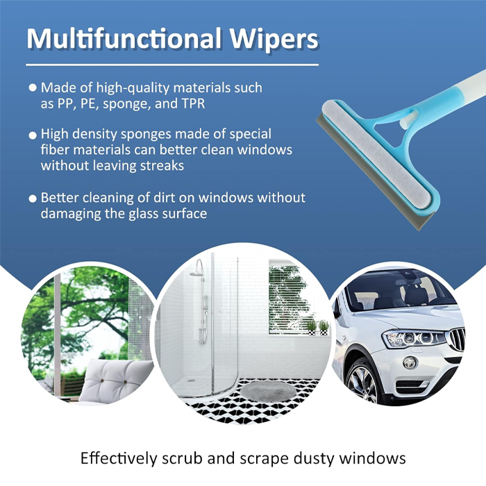 3-in-1 Glass Cleaning Squeegee
