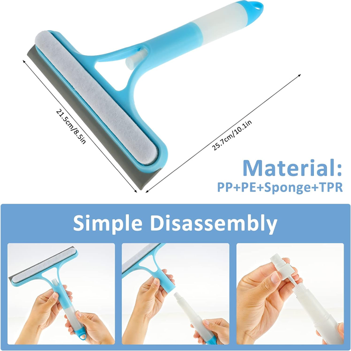 3-in-1 Glass Cleaning Squeegee